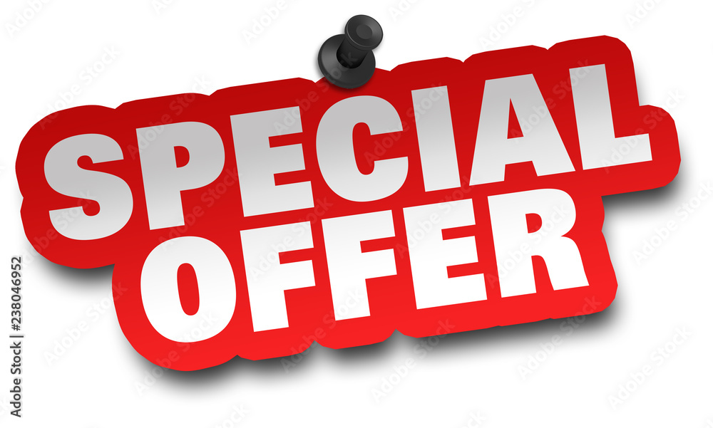 special offer concept 3d illustration isolated special offer concept 3d illustration isolated