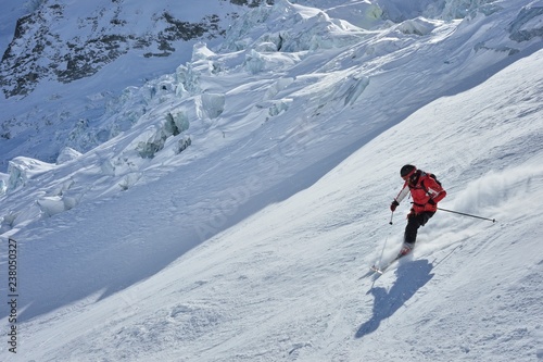 Freeride in Vallee Blanche, Chamonix