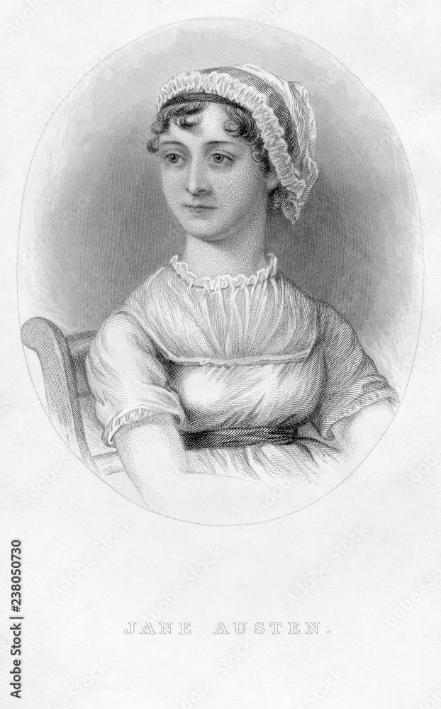 Fotografiet, Poster Portrait of Jane Austen på Europosters.se