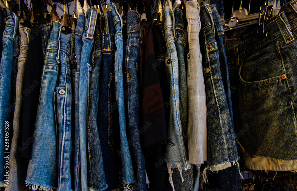 Blue Jeans Cutoffs