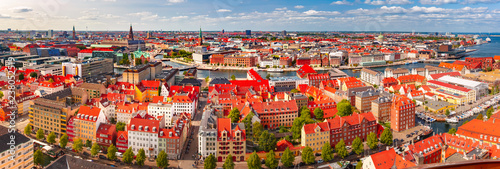 Aerial view of Copenhagen, Denmark © Kavalenkava