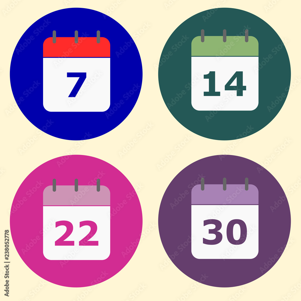 Calendar 2019 icon with date on background. Calendar 2019 icon with date on background.