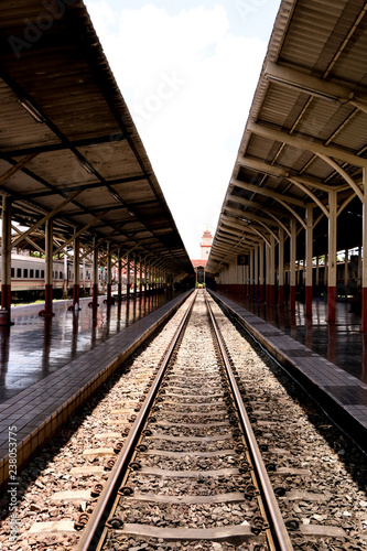 Fototapeta Naklejka Na Ścianę i Meble -  Train old at Station