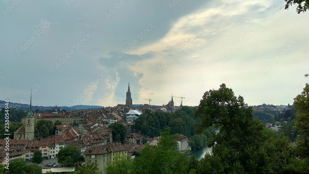 Panoramic photo of Bern, Switzerland
