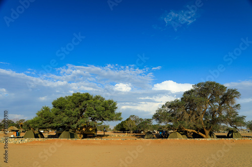 Fototapeta Naklejka Na Ścianę i Meble -   Campingplatz Sesriem in Namibia