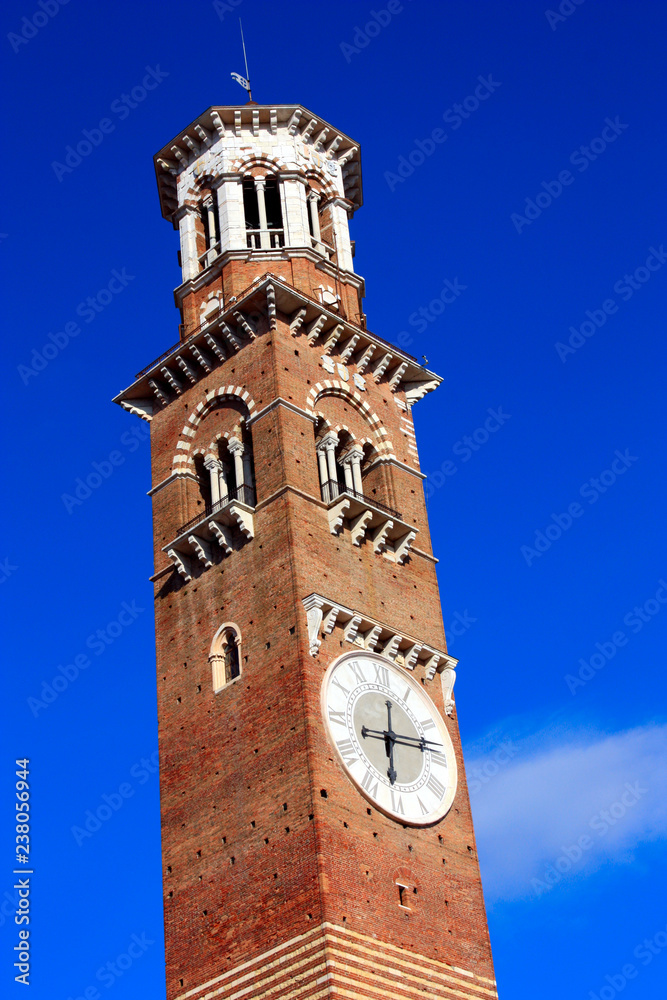 Italien, Verona, Torre dei Lamberti