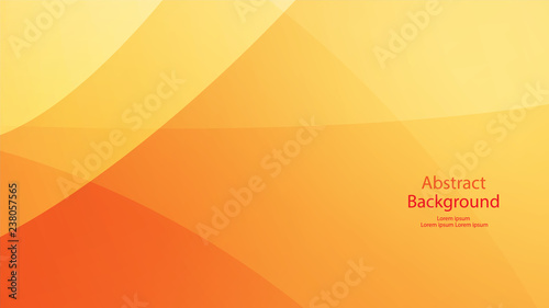Warm tone and Orange color background abstract art vector