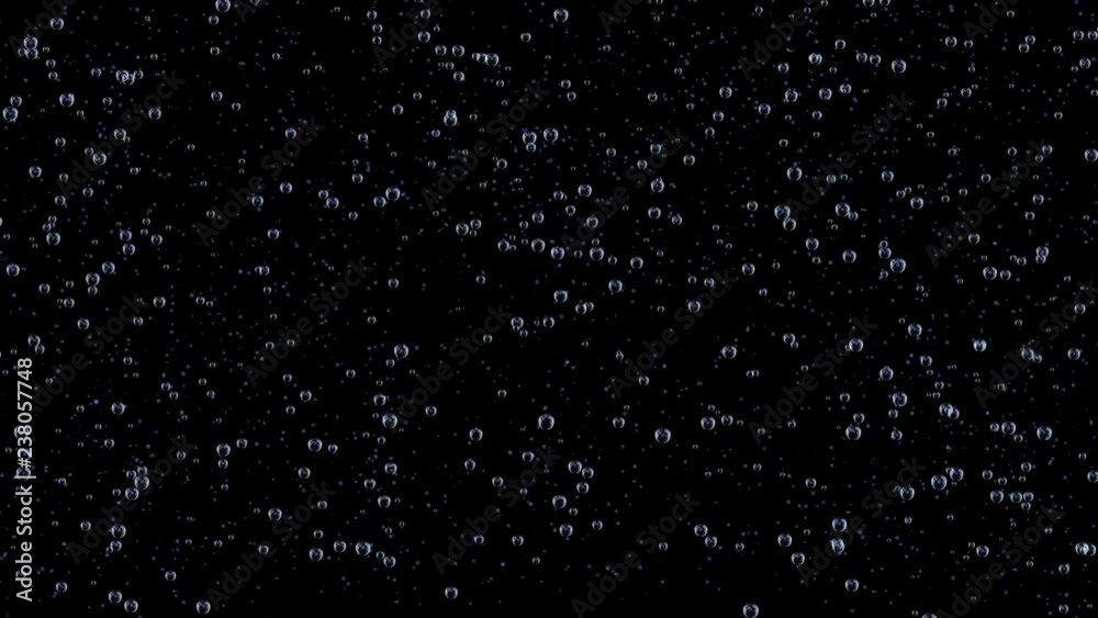 Boiling water.3d animation of bubbles moving and floating on a black background. Boiling water.3d animation of bubbles moving and floating on a black background.