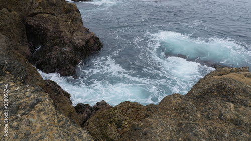 Point Lobos State Natural Reserve ocean with rocks in Carmel California USA