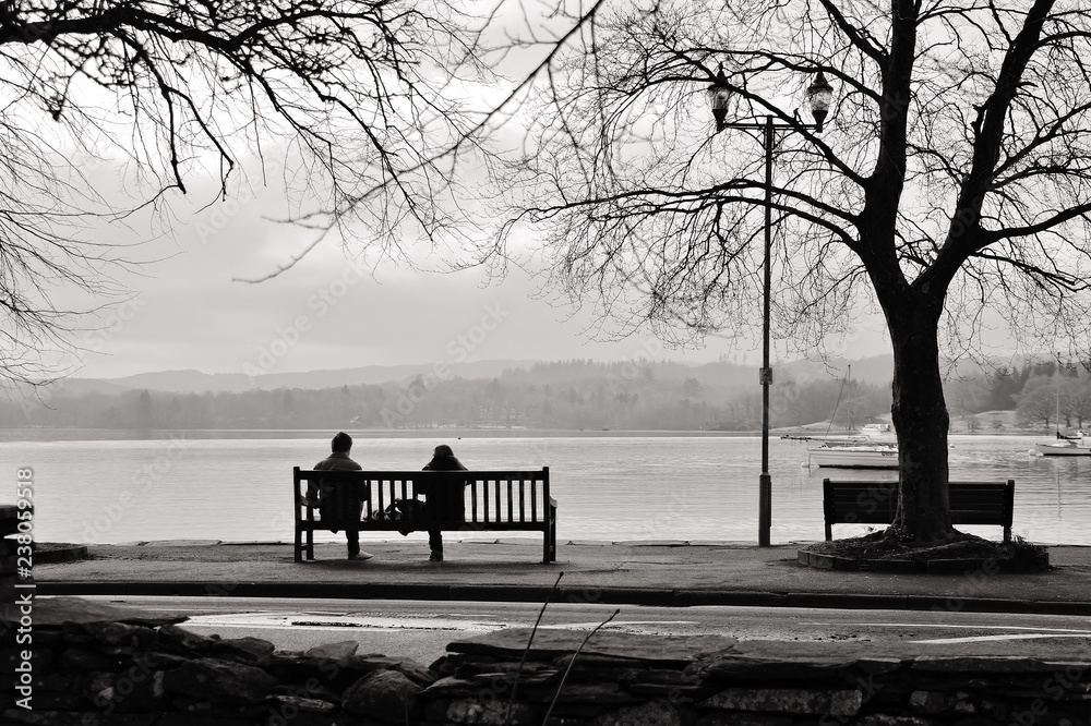 couple on a bench