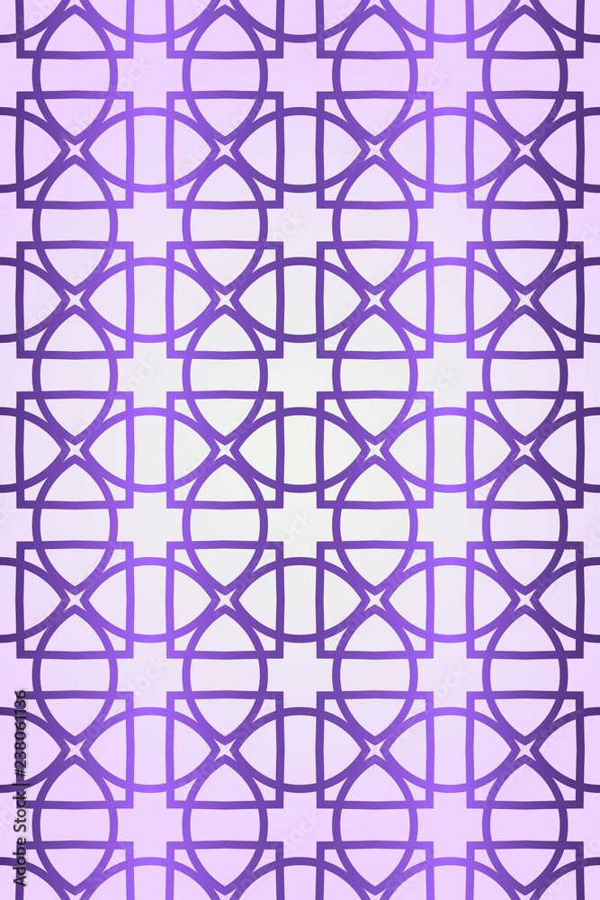 Fototapeta premium Modern Geometric Pattern with hand-drawing ornament. Vector super illustration.