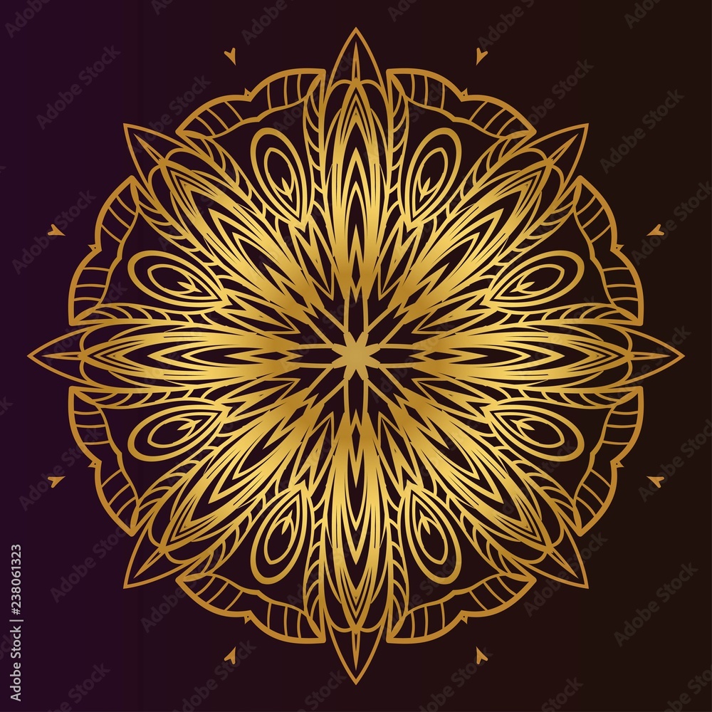 Mandala pattern. Traditional indian mandala. Orient tribal circle sign illustration. Vector illustration. Mandala pattern. Traditional indian mandala. Orient tribal circle sign illustration. Vector illustration.