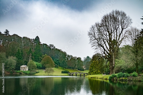 pond in a landscape
