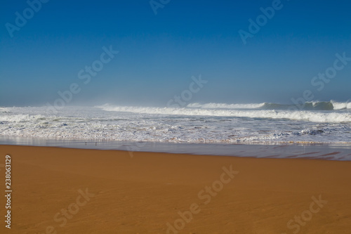 Sandy beach, Atlantic ocean coast, Morocco