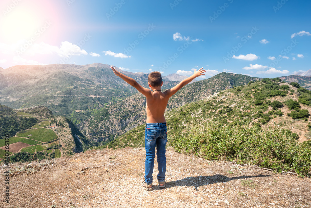 Beautiful mountain scenery of Greece. Peloponnese. Beautiful mountain scenery of Greece. Peloponnese.