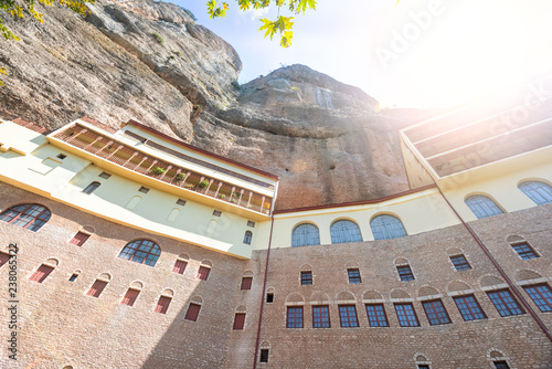 Monastery Mega Spilio, Greece. photo