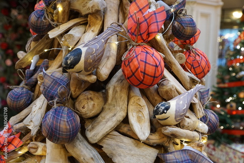 Christmas decoration wth a bird