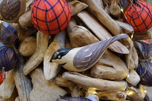 Christmas decoration wth a bird