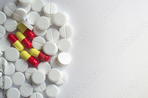 medication and pills backgr...