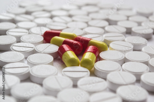 medication and pills backgr...