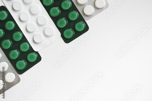 medication and pills backgr...
