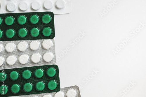 medication and pills backgr...