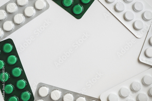 medication and pills backgr...