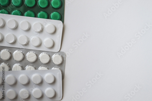medication and pills backgr...