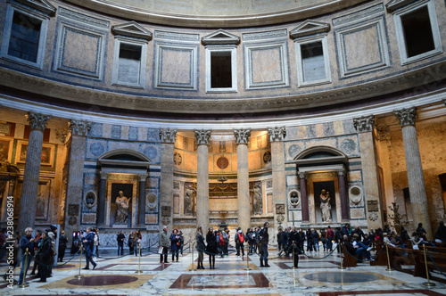 Obraz na płótnie Rome pantheon interior