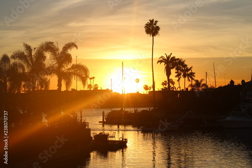 Sunset over the Bay