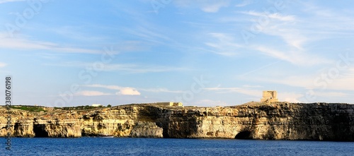 Comino and St Marys watch Tower © drewrawcliffe
