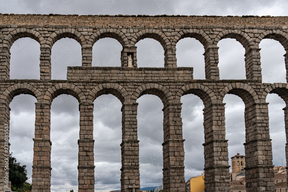 Aqueduct in Segovia Spain