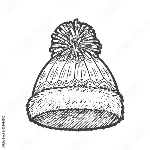 Cable Pompon Hat