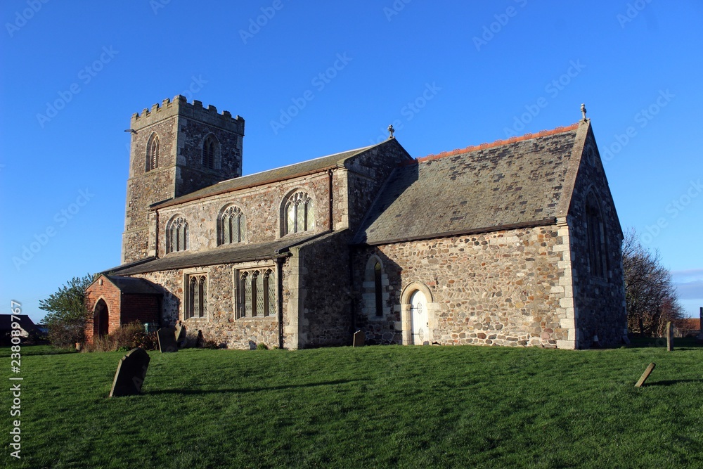 All Saints Church, Tunstall, Holderness, East Riding of Yorkshire.