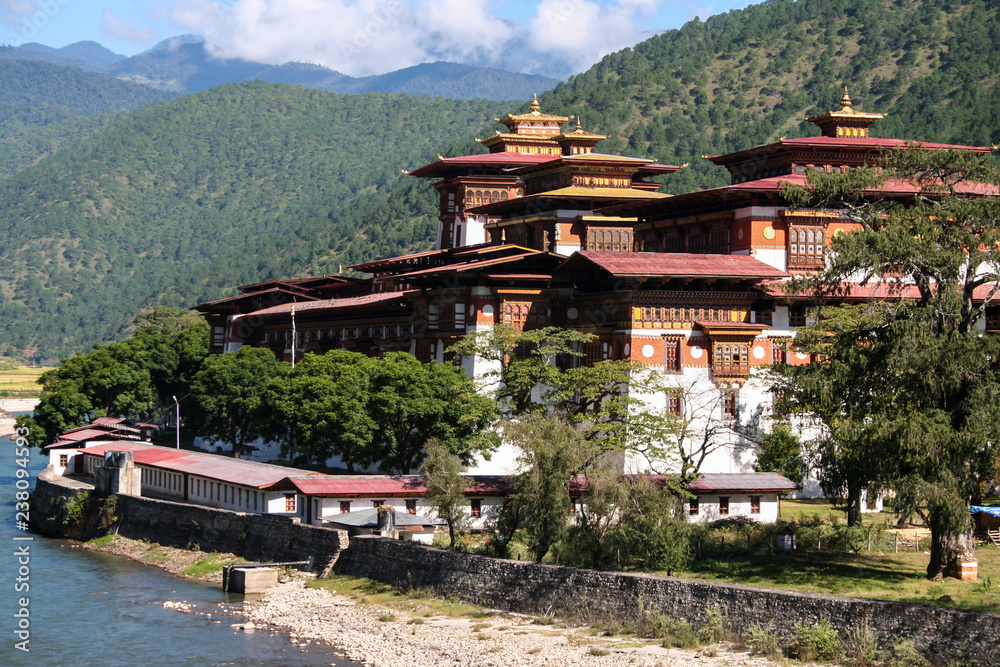 Pungthang Dewachen Phodrang (Punakha Dzong) in Bhutan, Punakha