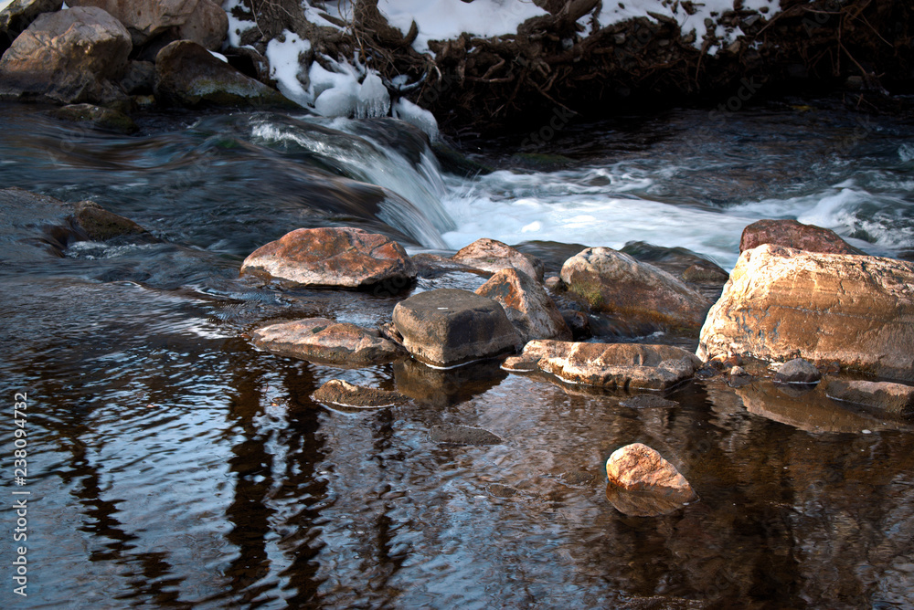 stones in the water stones in the water