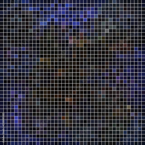abstract vector square pixel mosaic background