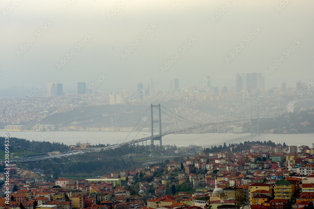 Bosporus-Brücke oder die Brücke der Märtyrer des 15. Juli