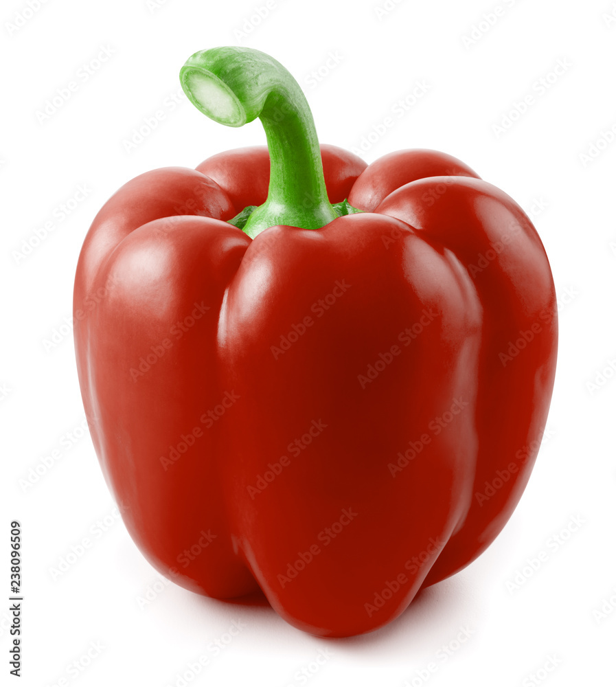Red pepper isolated on white Red pepper isolated on white