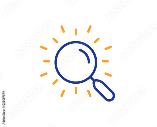 Search line icon