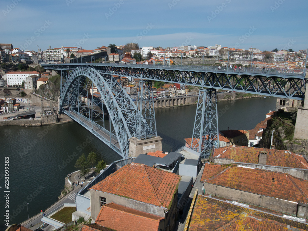 view of  bridge in Porto Portugal