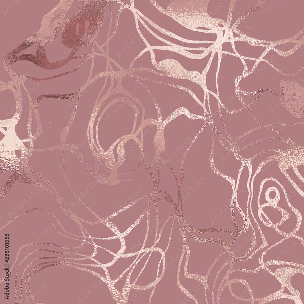 Rose gold. Rose marble. Luxury vector texture for sales and surface design