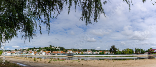 On the banks of the Sorraia River which flows into the Tagus River on the banks of the Sorraia River in Portugal, Ribatejo Region, Santarem, Coruche.