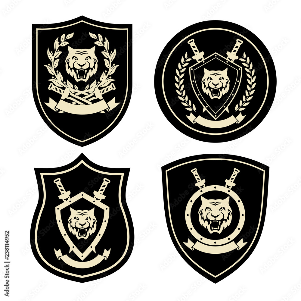 Chevron for military units vector illustration. Chevron for military units vector illustration.