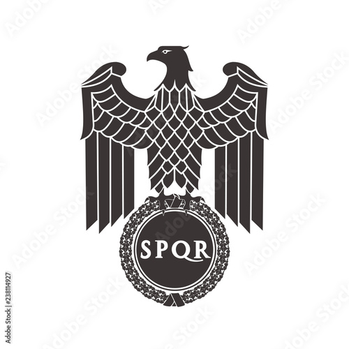 Logo of the Roman eagle.