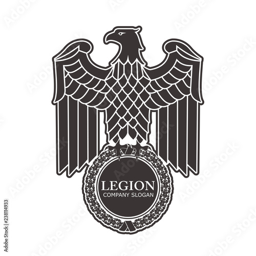 Logo of the Roman eagle.