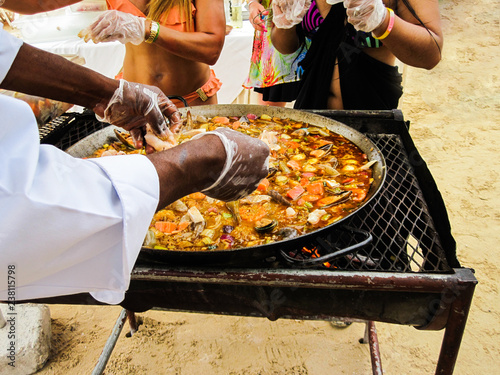 Cooking on the Beach