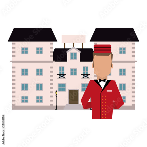 Hotel bellboy service