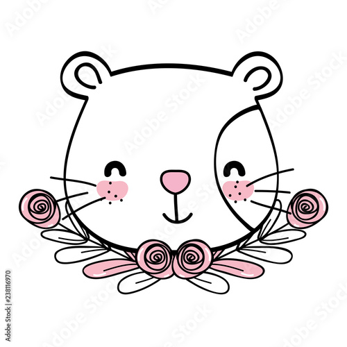 Cat drawing cartoon