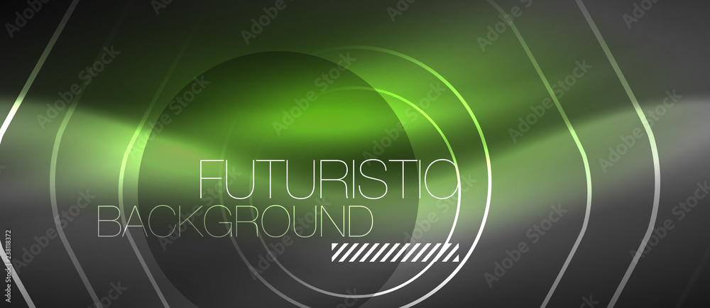 Black and glowing color lines neon design, magin techno template background Black and glowing color lines neon design, magin techno template background